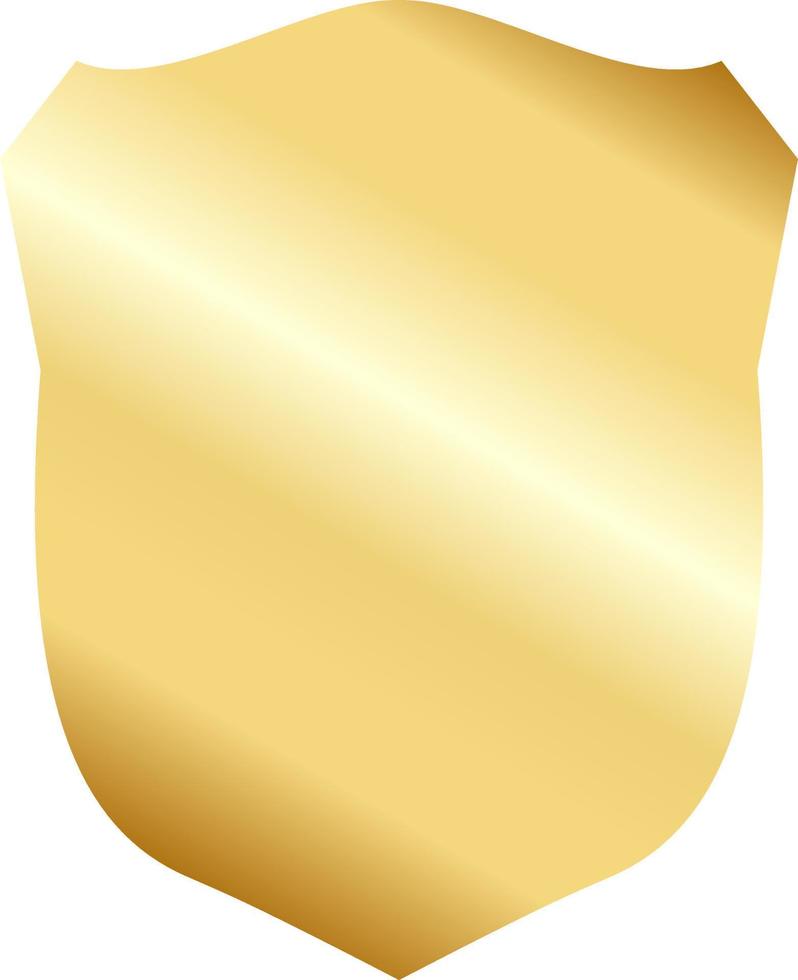 illustration de conception d'étiquette d'insigne d'or vecteur