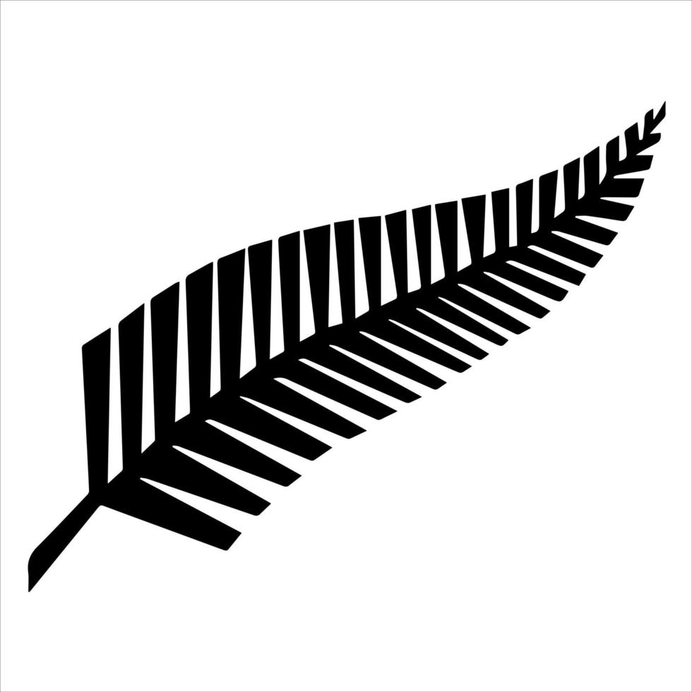 logo et drapeau de plumes de nouvelle-zélande. conception folklorique. illustration vectorielle. vecteur