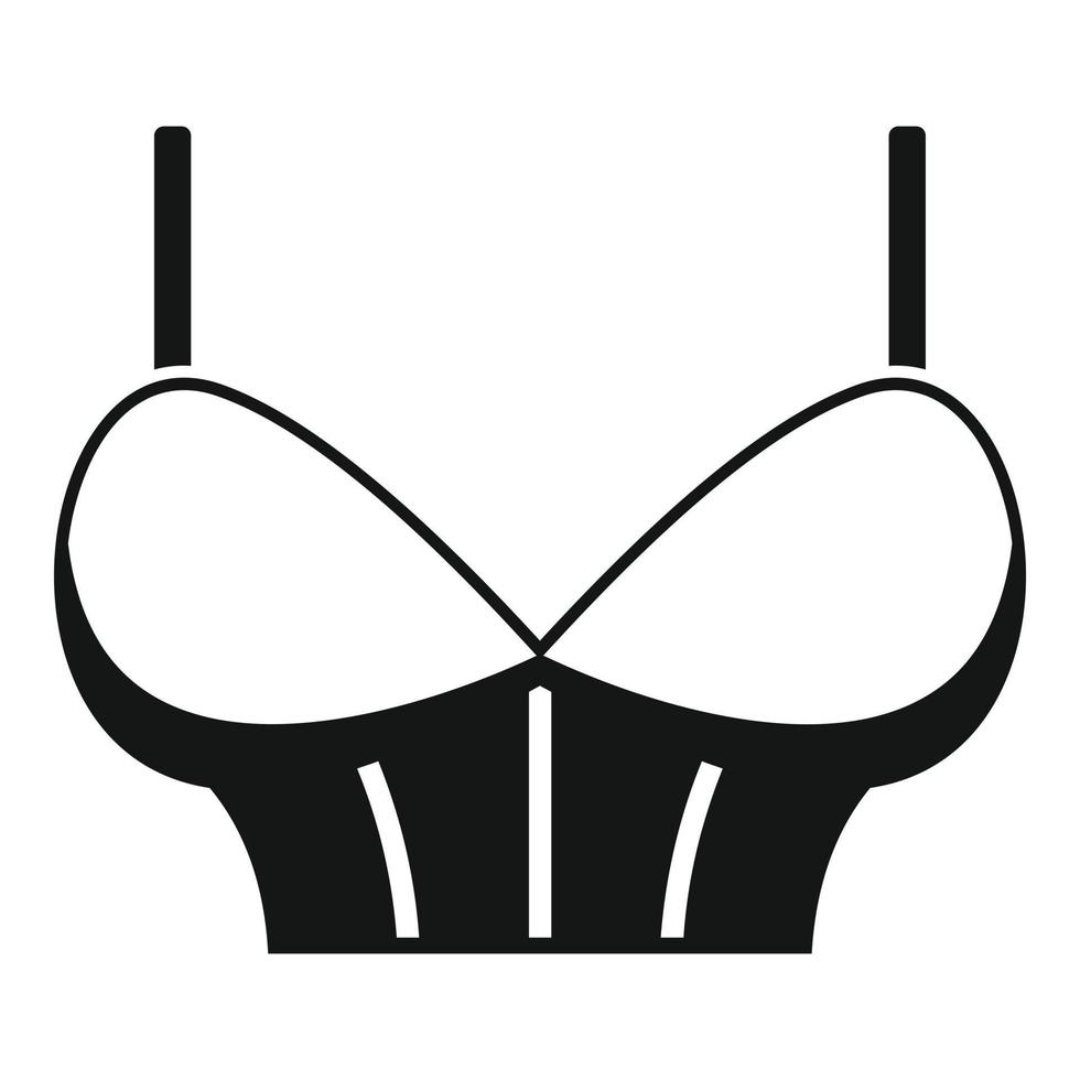 icône de soutien-gorge de maternité, style simple vecteur