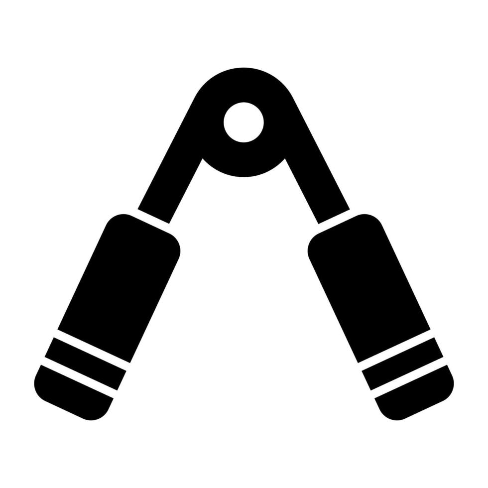 icône d'outil de sport médiéval, conception de glyphes de nunchucks vecteur