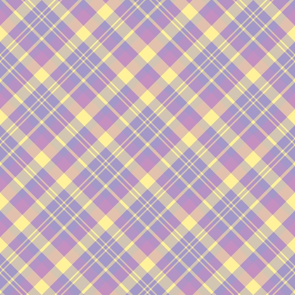 motif sans couture dans de superbes couleurs jaunes et violettes pour le plaid, le tissu, le textile, les vêtements, la nappe et d'autres choses. image vectorielle. 2 vecteur