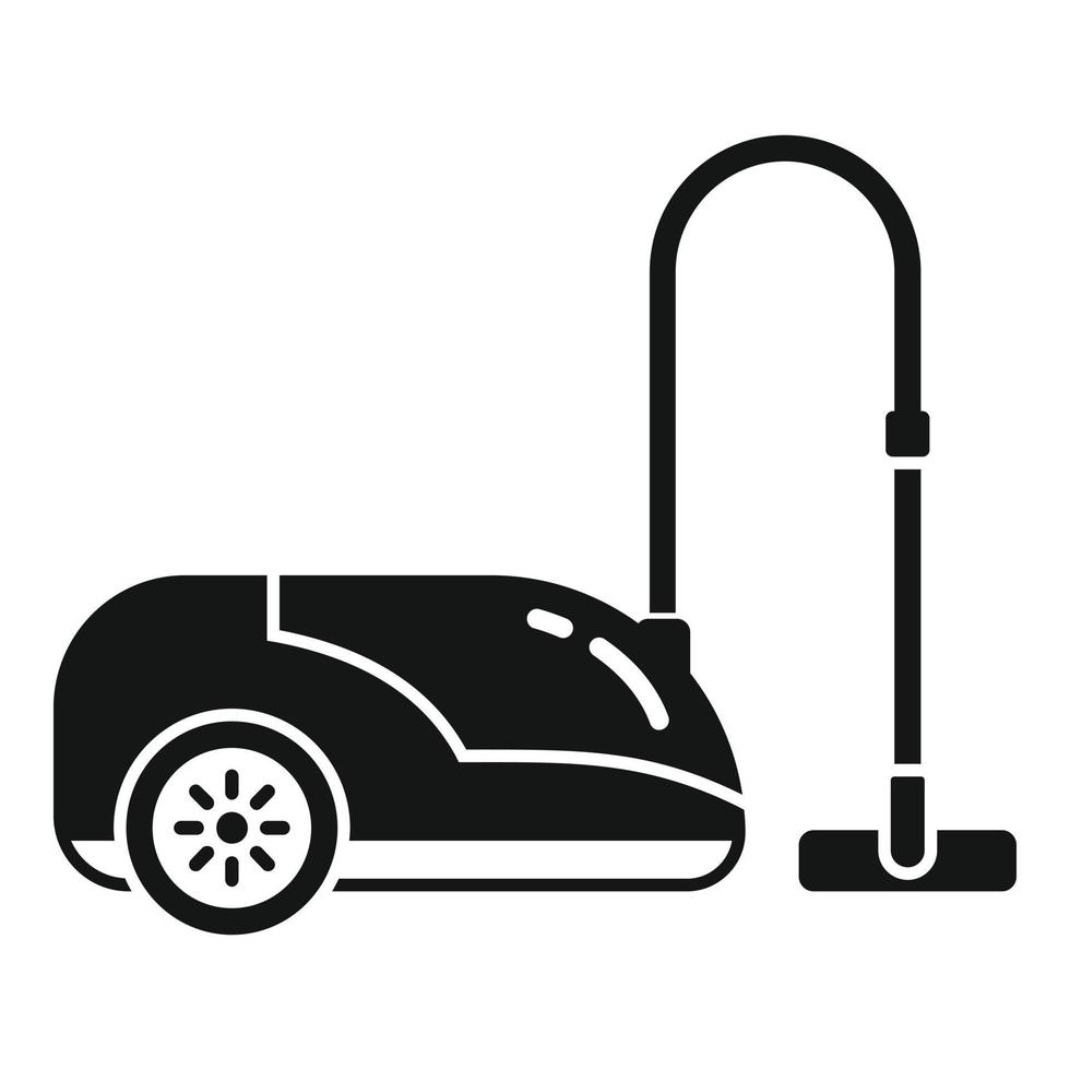 icône d'aspirateur moderne, style simple vecteur