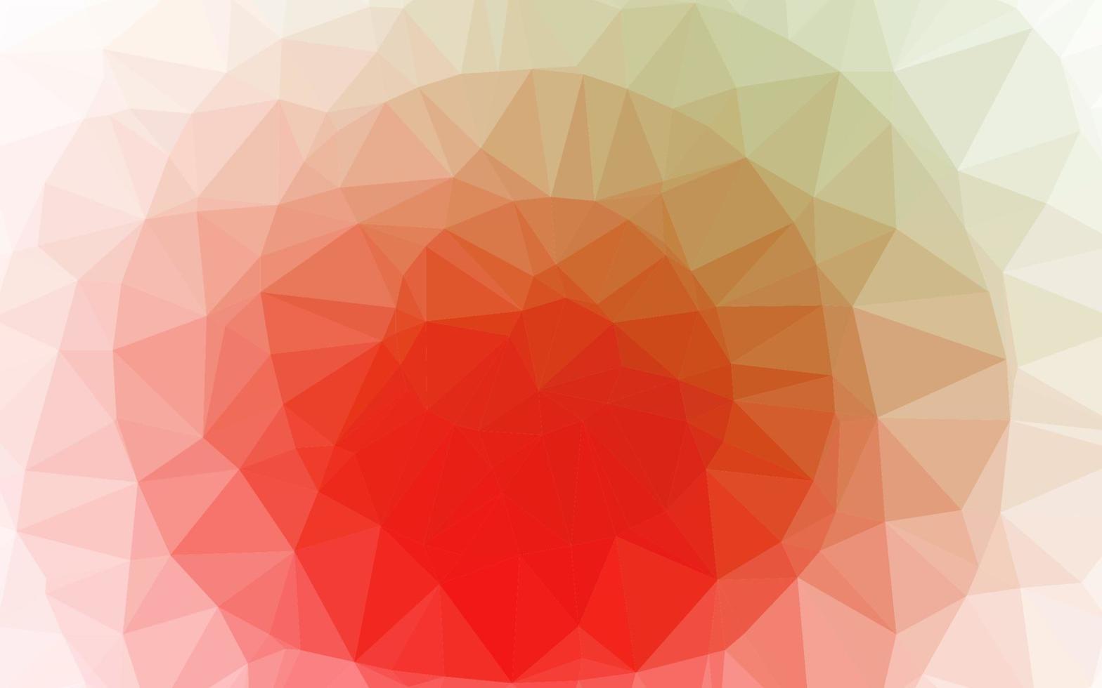 toile de fond abstrait polygone vecteur vert clair, rouge.