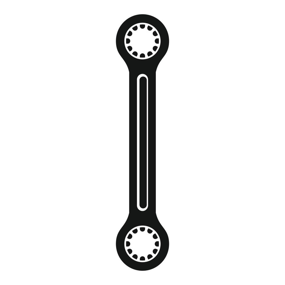 icône de clé, style simple vecteur