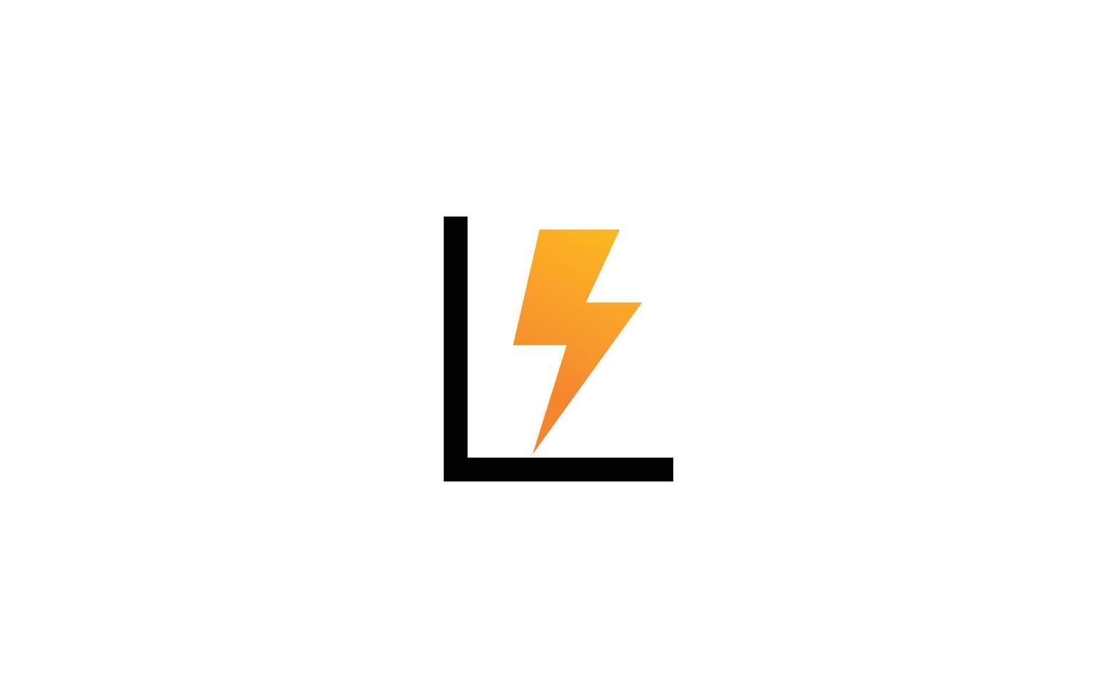 l vecteur d'énergie de logo pour la société d'identité. illustration vectorielle de lettre initiale volt modèle pour votre marque.