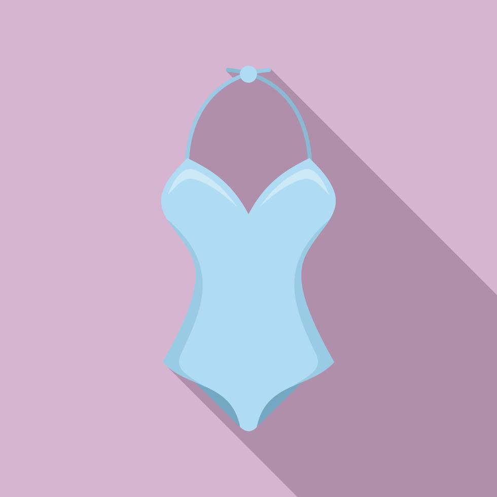 icône de maillot de bain, style plat vecteur