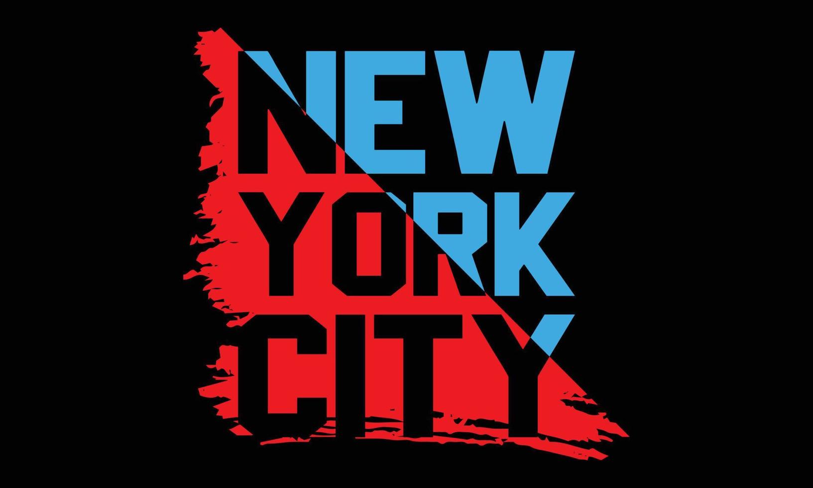 vecteur et illustration de la ville de new york conception de t-shirt coloré, conception de la ville de new york.