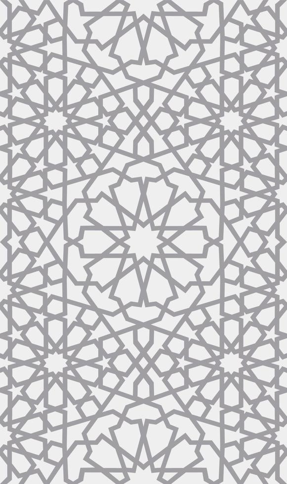 modèle islamique. motif géométrique arabe harmonieux, ornement oriental, ornement indien, motif persan, 3d. la texture sans fin peut être utilisée pour le fond d'écran, les motifs de remplissage, l'arrière-plan de la page Web. vecteur