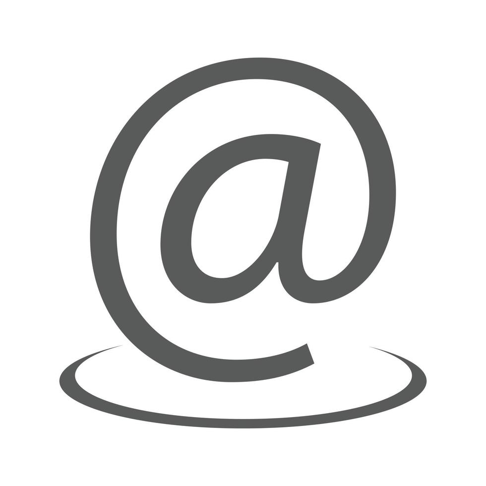 vecteur d'icône d'adresse e-mail simple