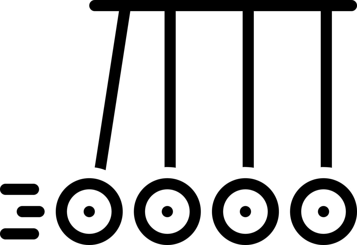 icône de ligne pour le mouvement vecteur