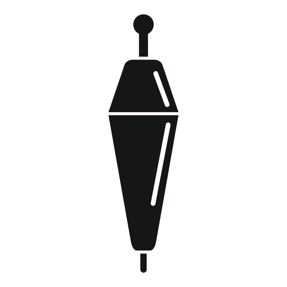 icône de flotteur de rivière, style simple vecteur