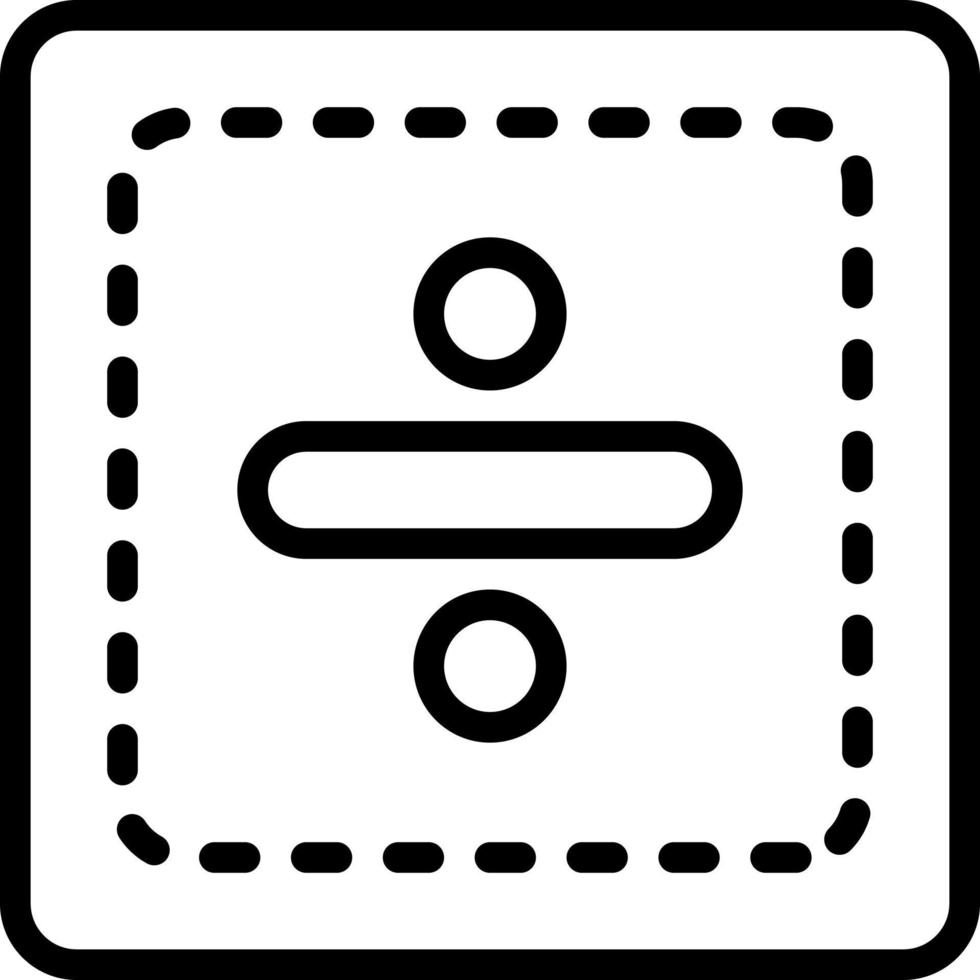 icône de ligne pour diviser vecteur