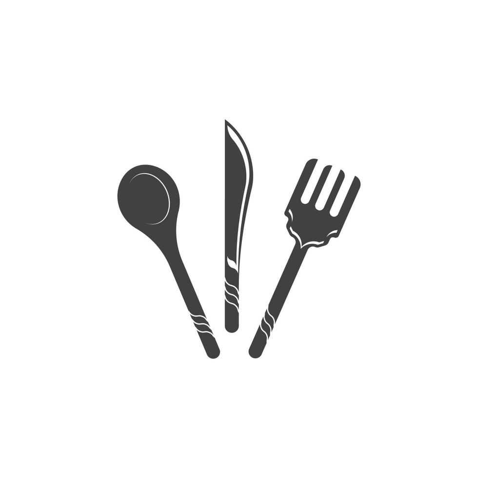 vecteur de symbole icône cuillère et fourchette