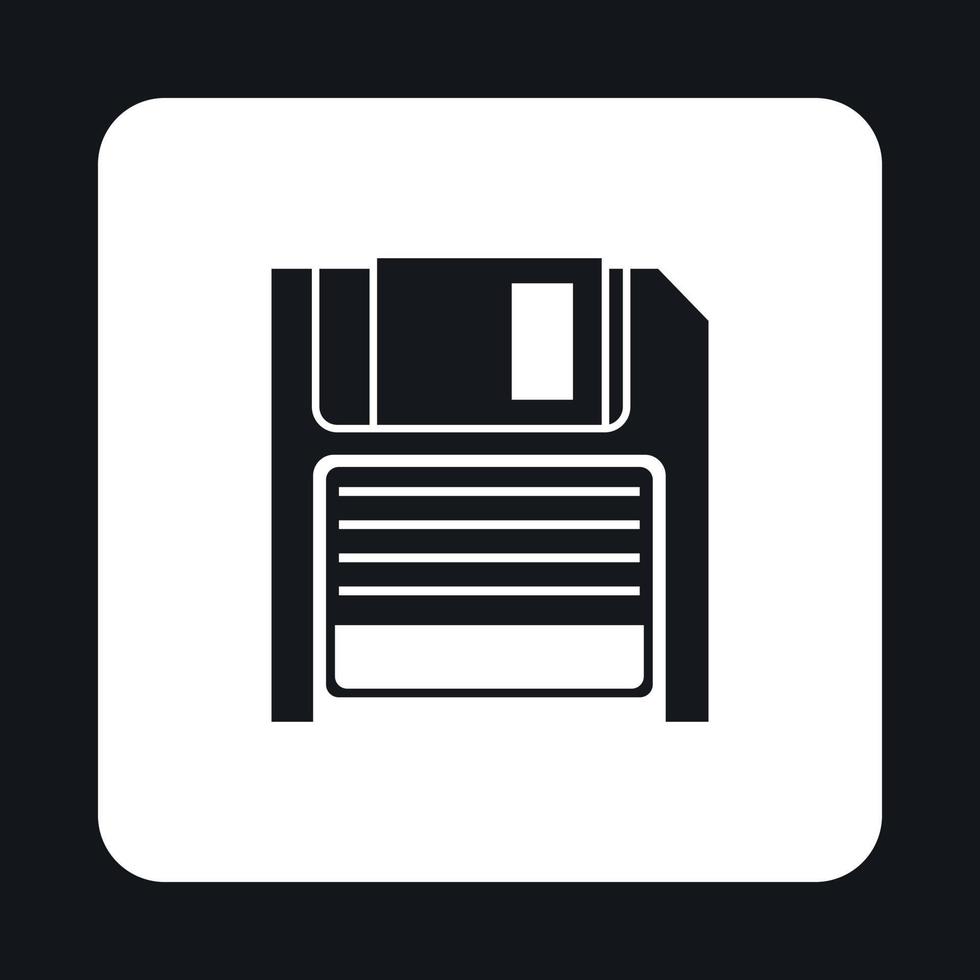 icône de disquette, style simple vecteur