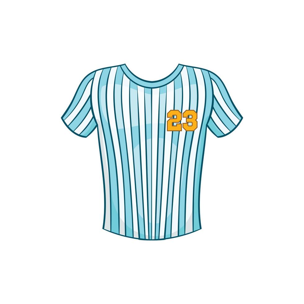 l'icône de t-shirt de sport, style cartoon vecteur