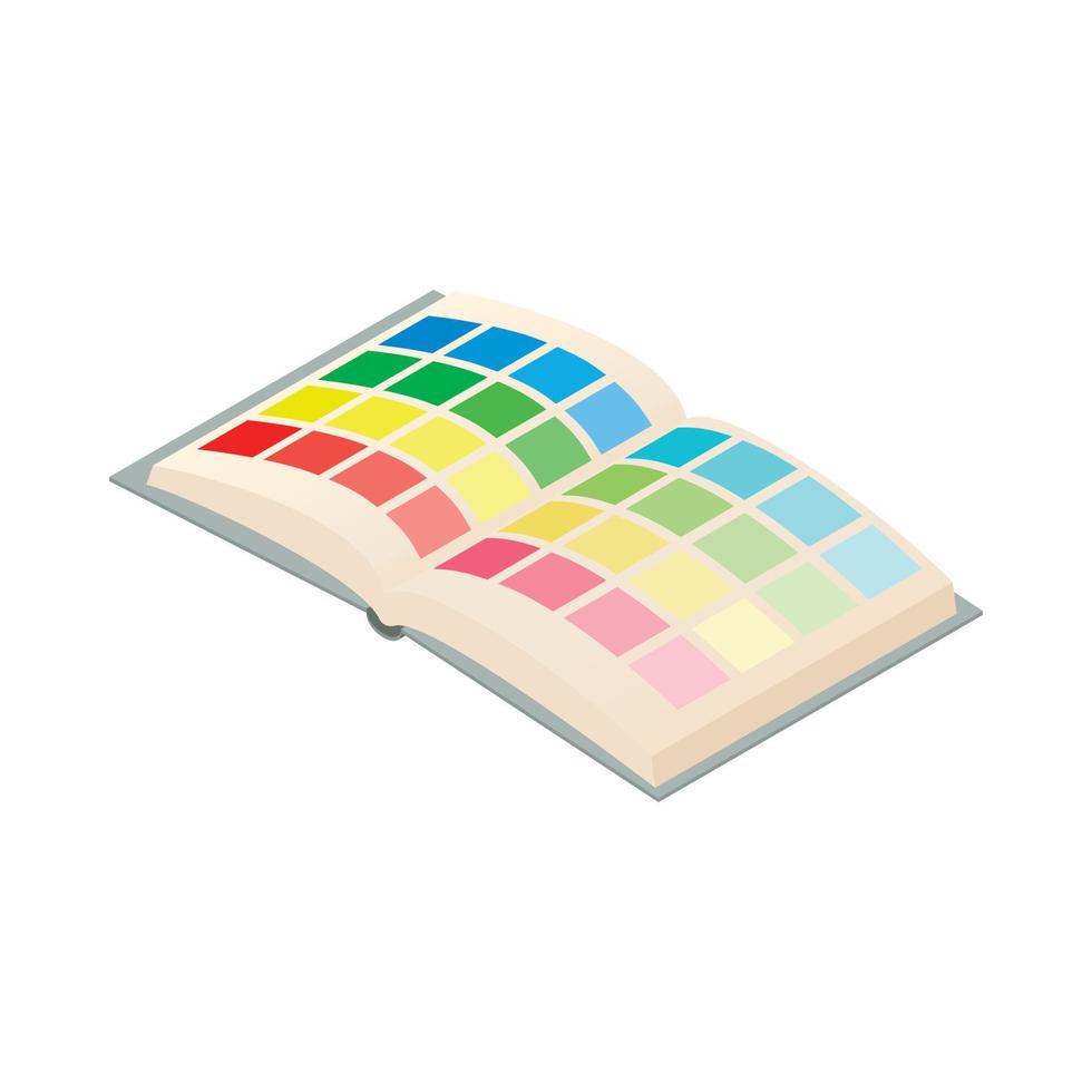 icône de couleur de palette de répertoire, style cartoon vecteur