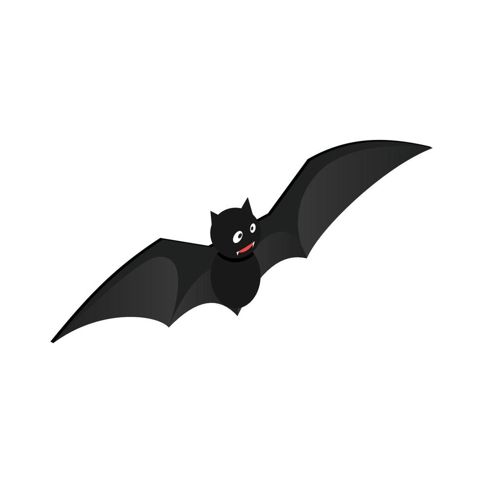 icône de chauve-souris volante, style isométrique vecteur