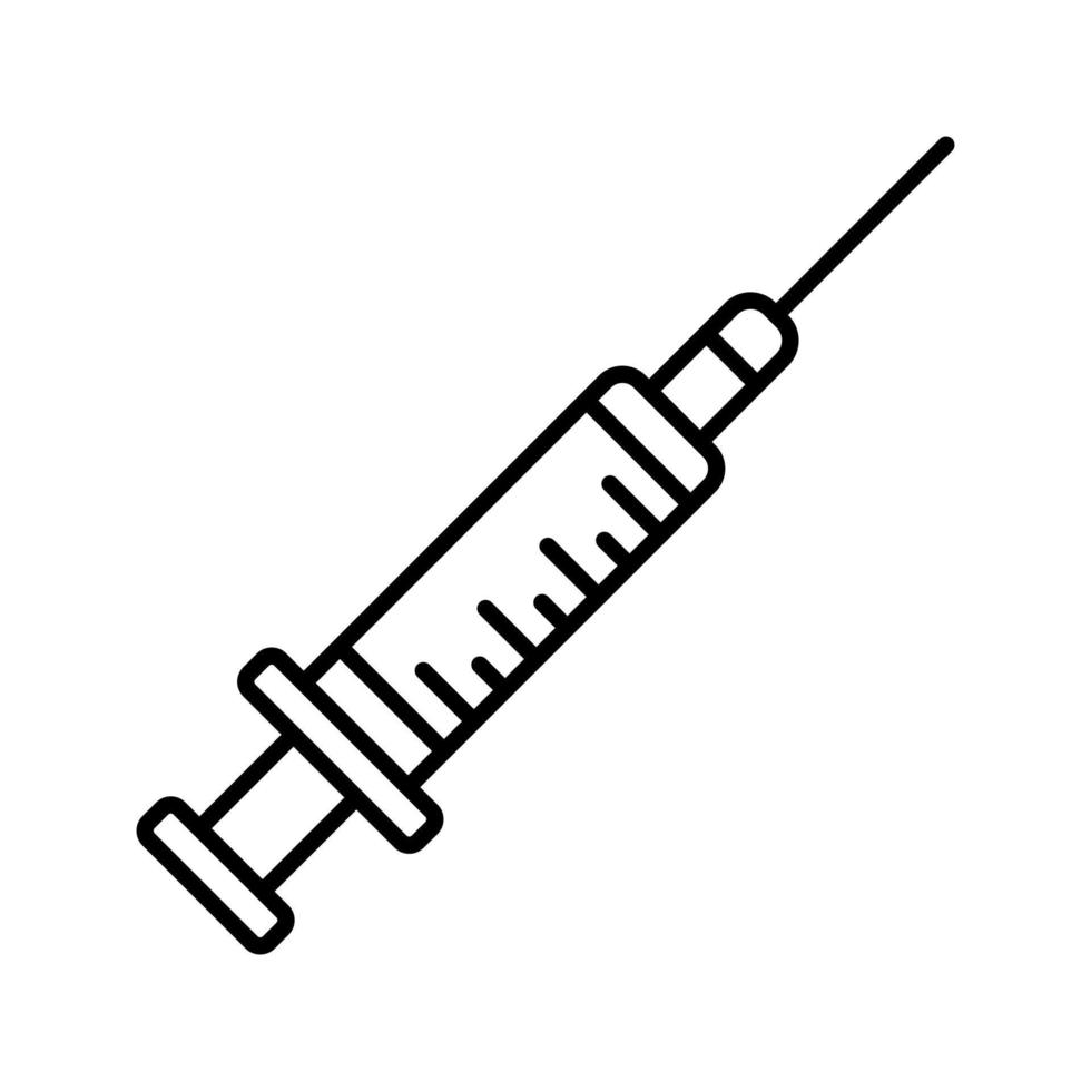 icône de vecteur de seringue
