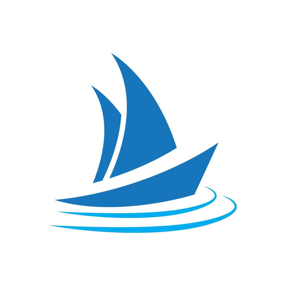 images de logo de bateau de croisière vecteur