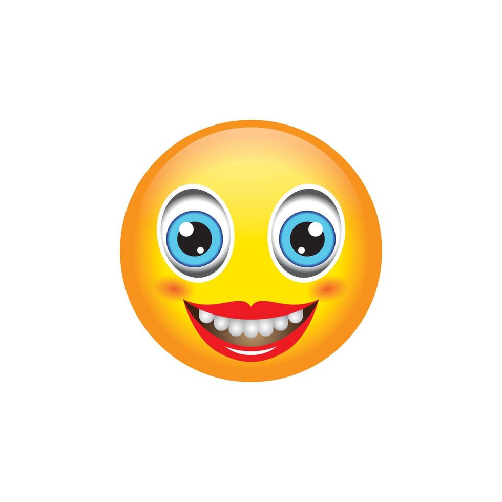 Images : emoji sourire femme vecteur