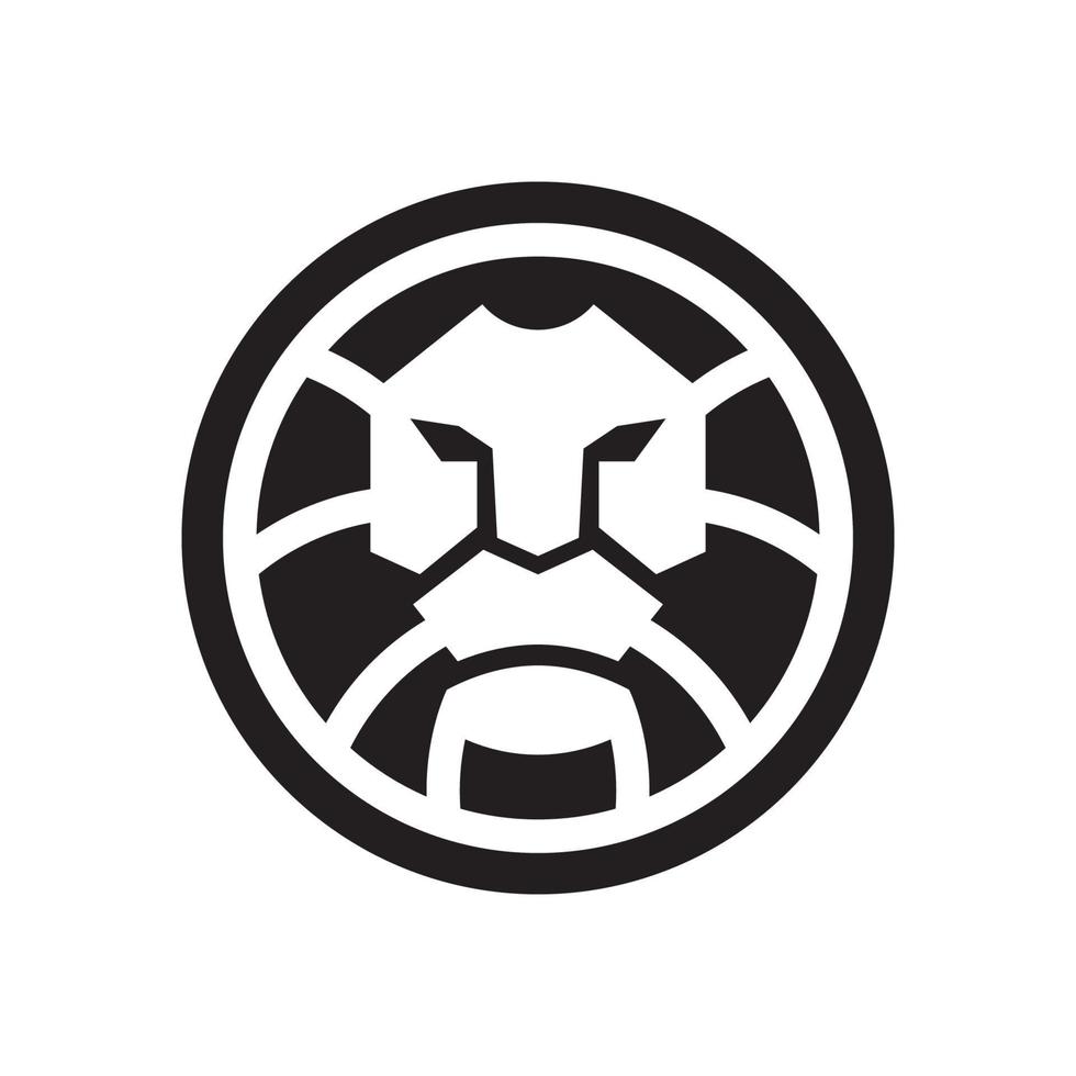 illustration d'images logo lion vecteur