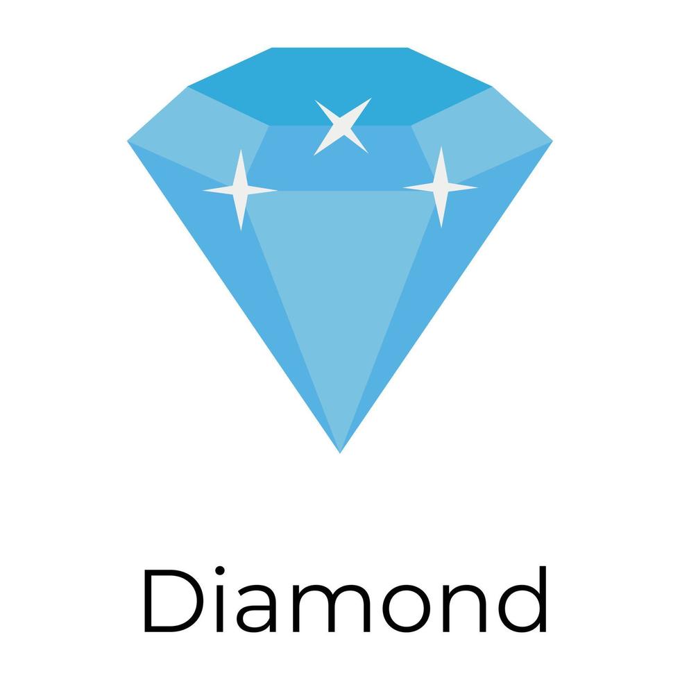 concepts de diamant à la mode vecteur