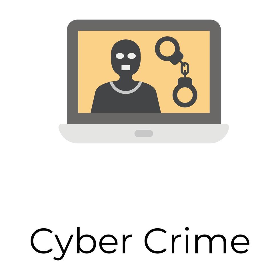 cybercriminalité à la mode vecteur