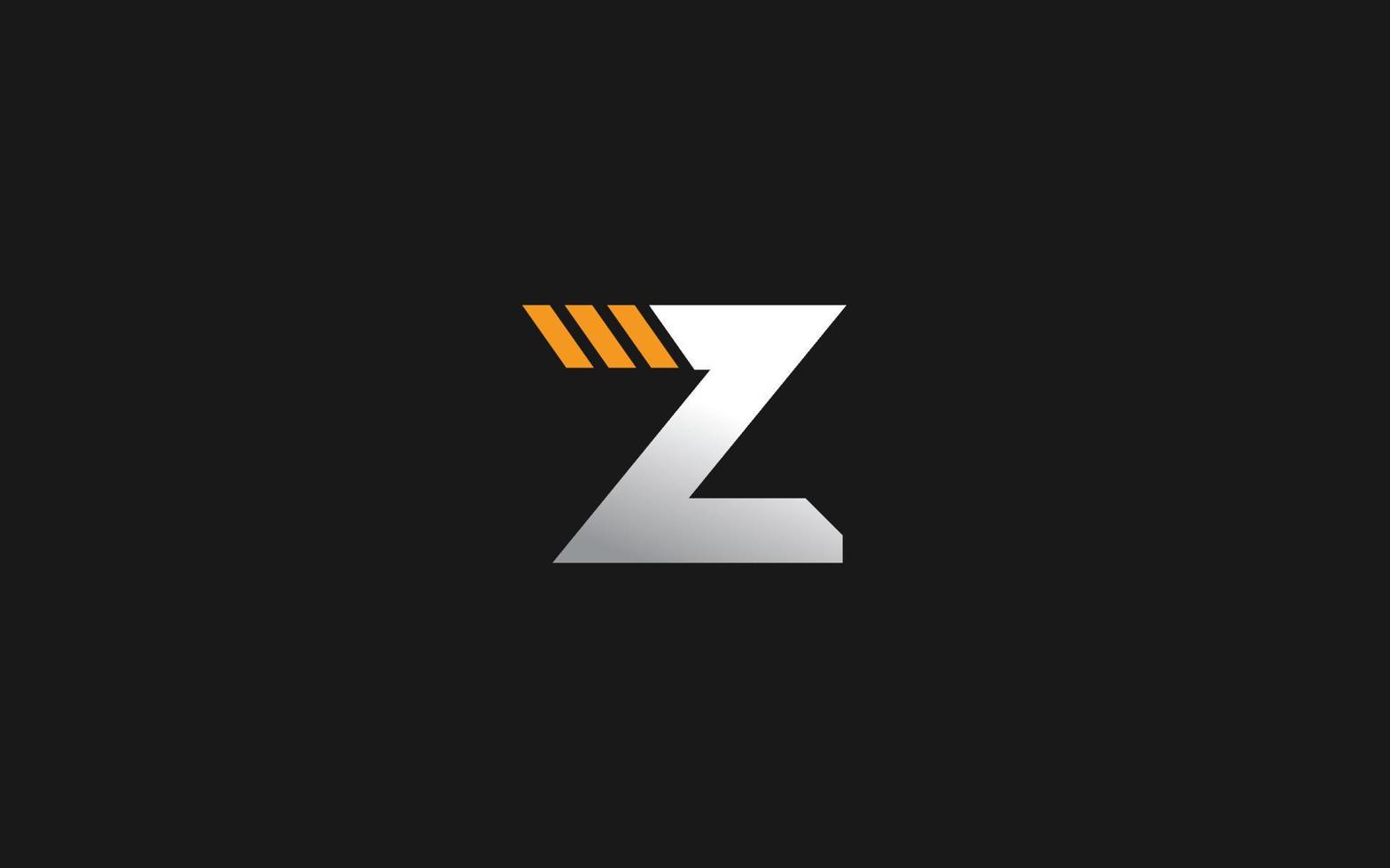 z logo industriel pour entreprise de construction. illustration vectorielle de modèle d'équipement lourd pour votre marque. vecteur