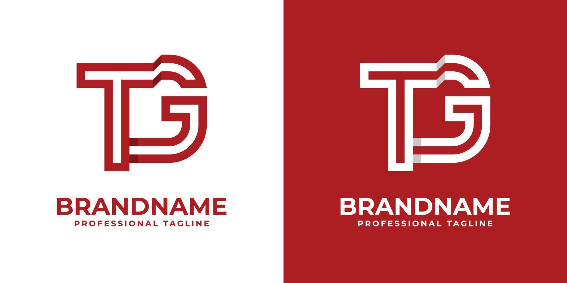 logo lettre tg moderne, adapté à toute entreprise ou identité avec les initiales tg gt. vecteur