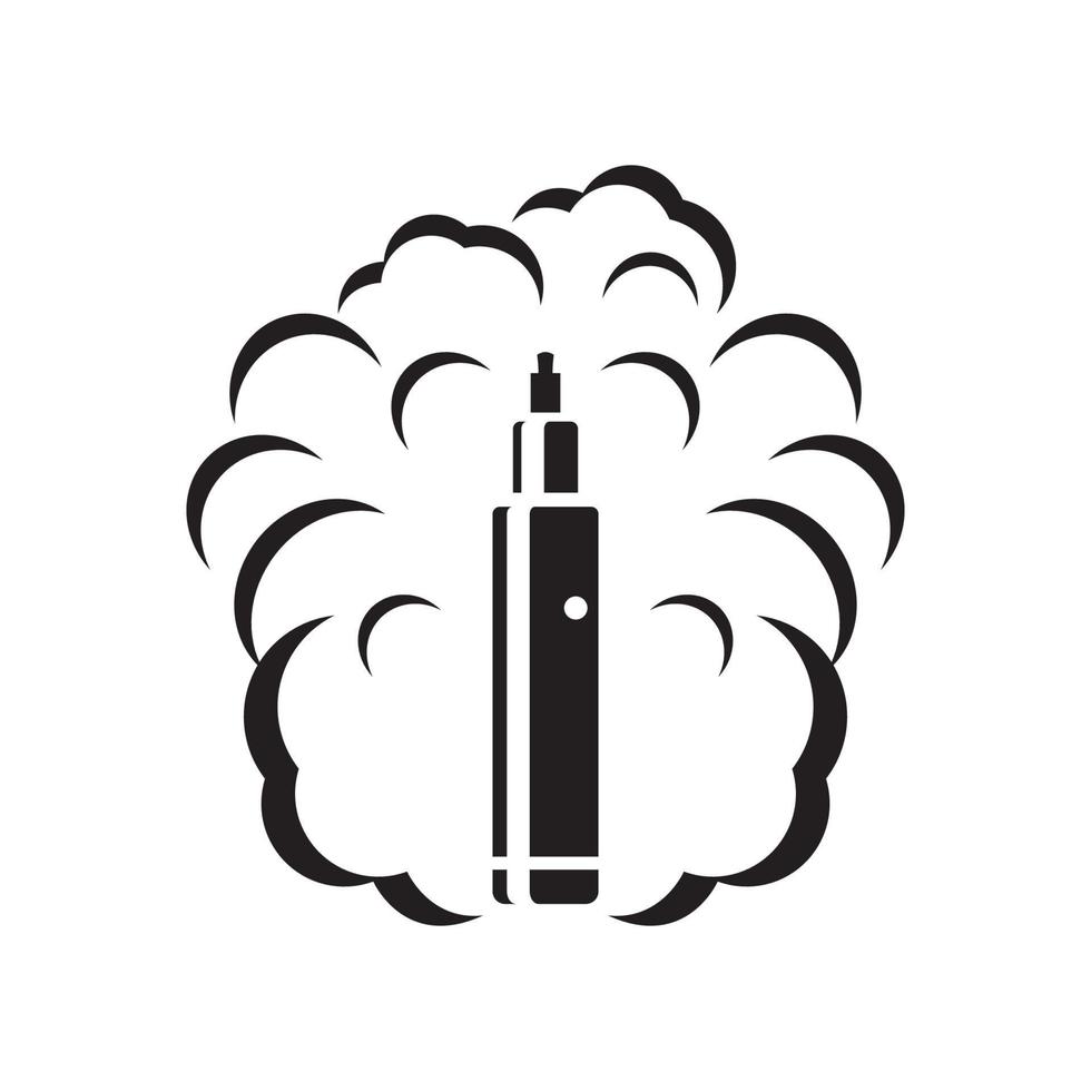 illustration d'images de logo de vapotage vecteur
