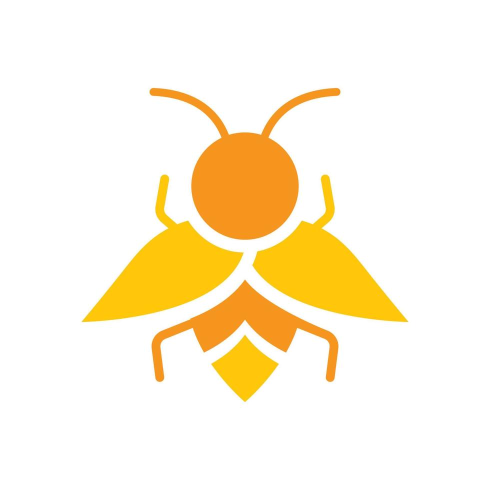 images de logo d'abeille vecteur