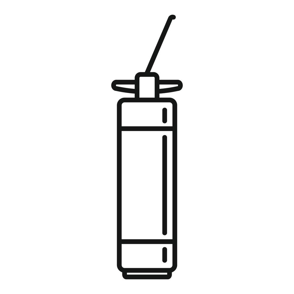 icône de mousse de polyuréthane de réparation, style de contour vecteur