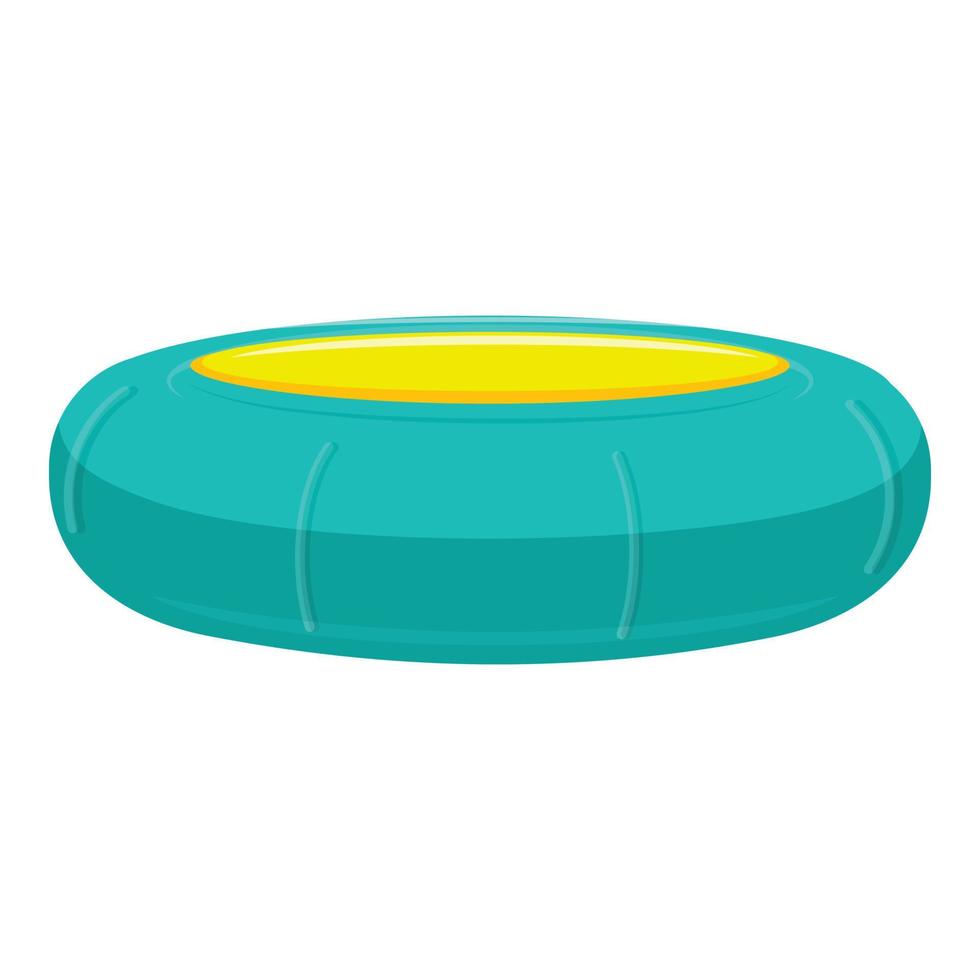 icône de trampoline de parc, style cartoon vecteur