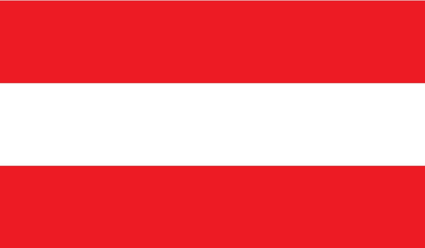 Image du drapeau de l'Autriche vecteur