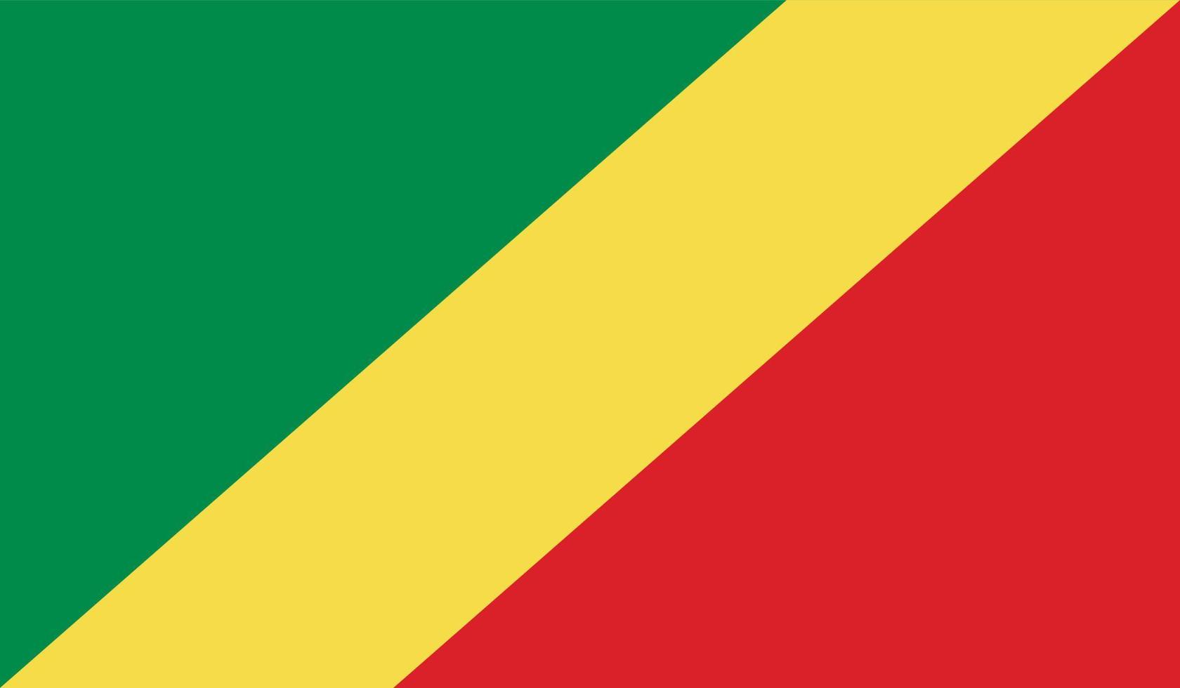 image du drapeau congolais vecteur