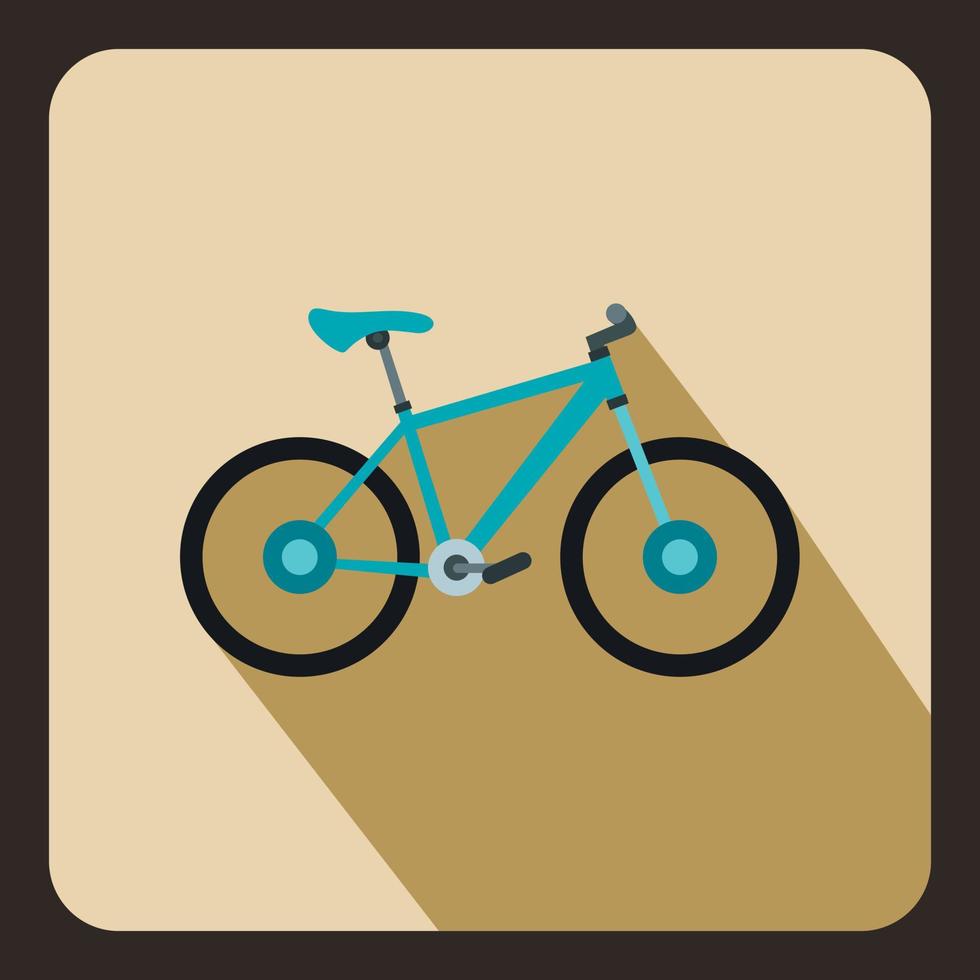icône de vélo dans un style plat vecteur
