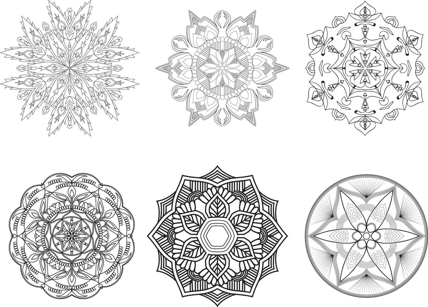 page de mandala de coloriage de rafraîchissement pour enfants et adultes vecteur