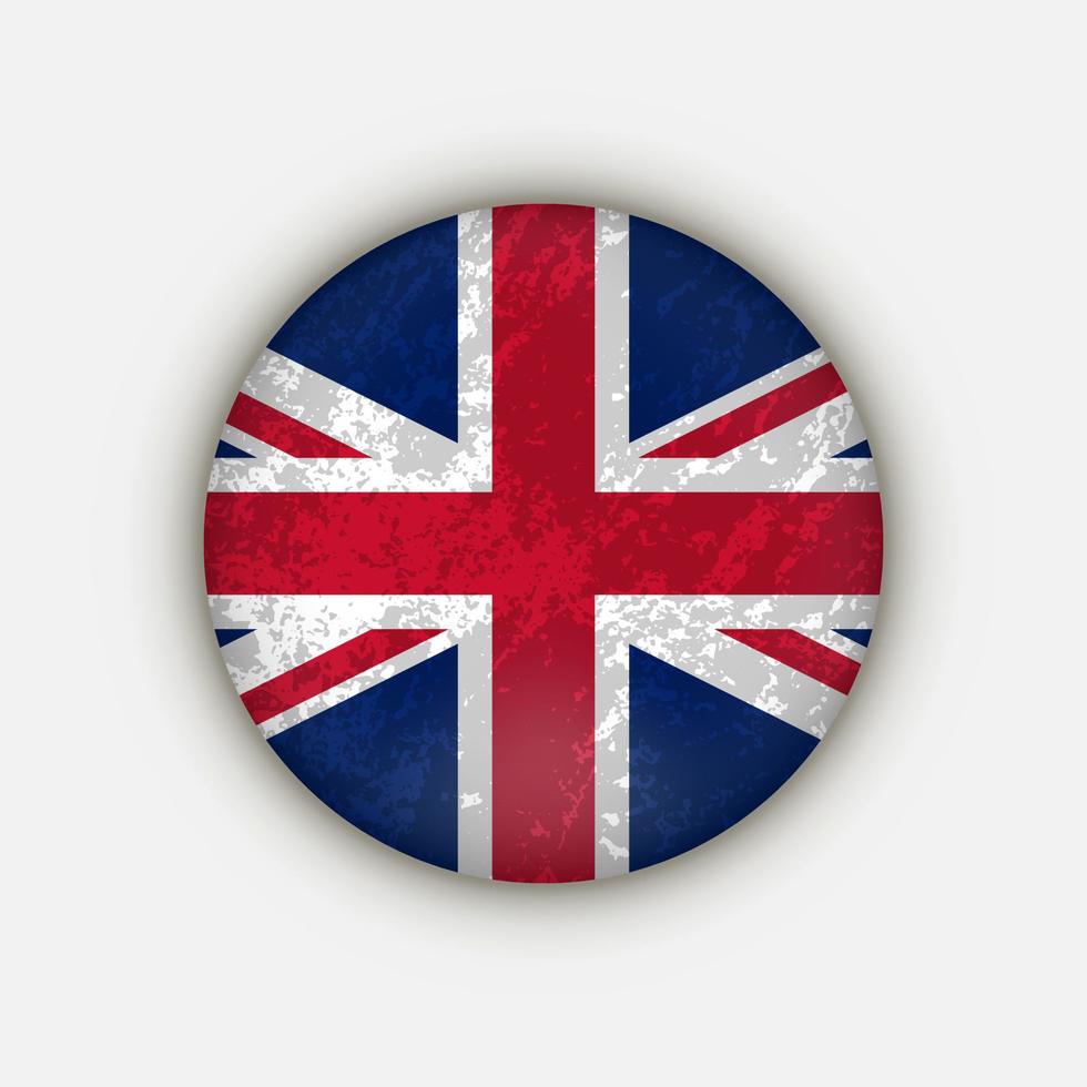 pays royaume uni. drapeau du Royaume-Uni. illustration vectorielle. vecteur
