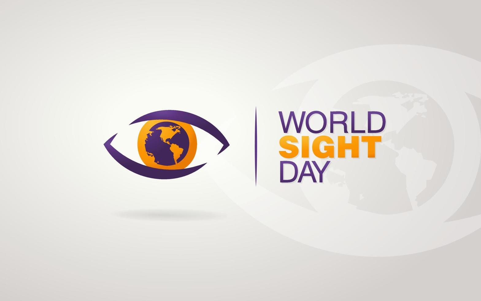 graphique vectoriel de la campagne de la journée mondiale de la vue