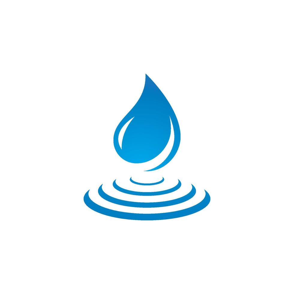 logo de goutte d'eau vecteur