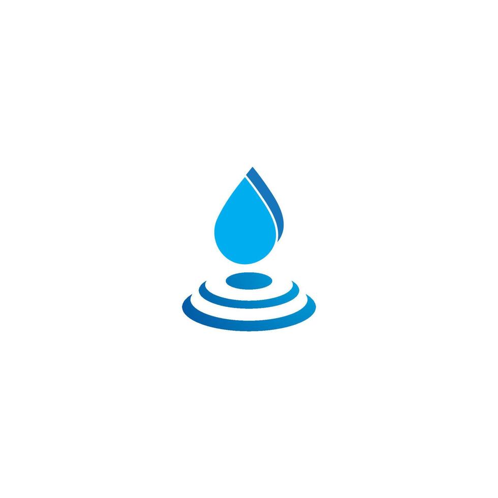 logo de goutte d'eau vecteur