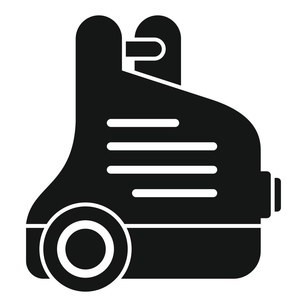 icône de nettoyeur à vapeur, style simple vecteur