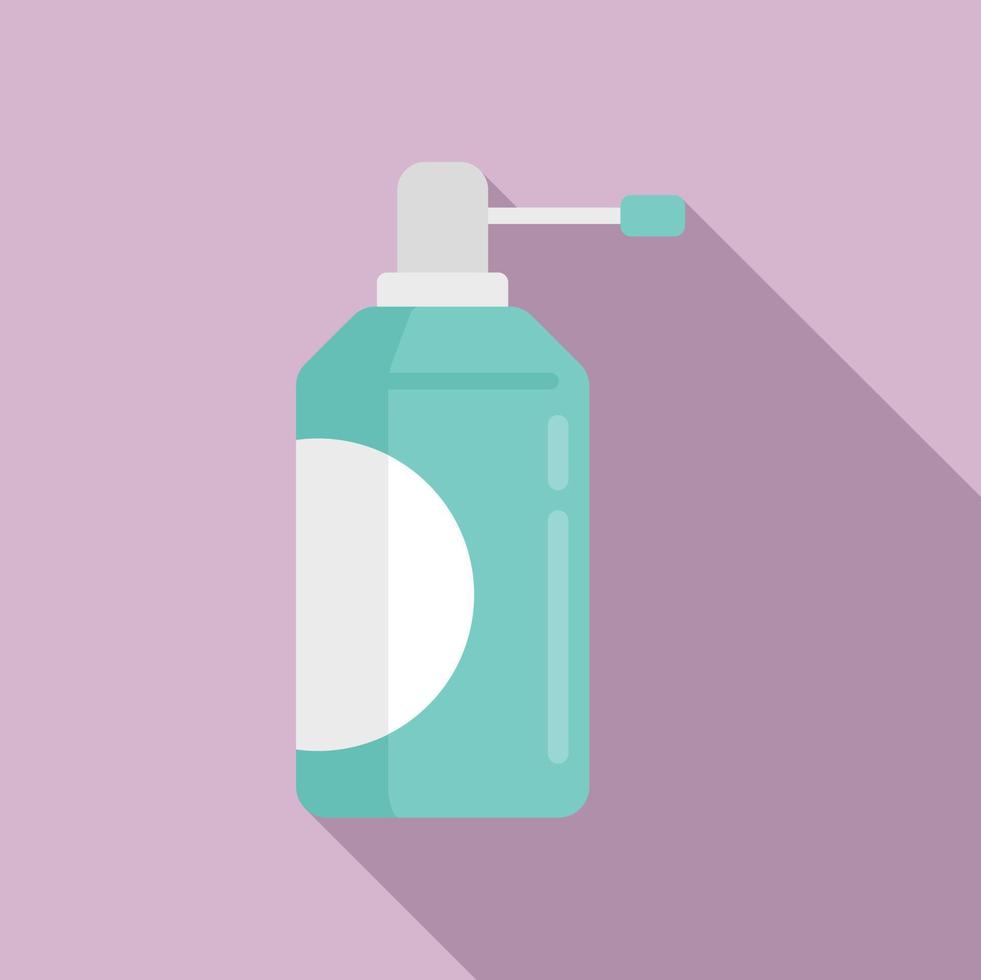 icône de distributeur de savon de désinfection, style plat vecteur