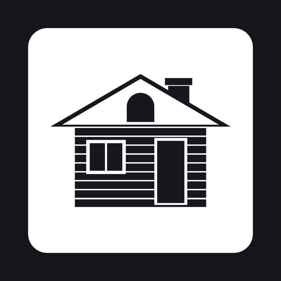 icône de la maison, style simple vecteur