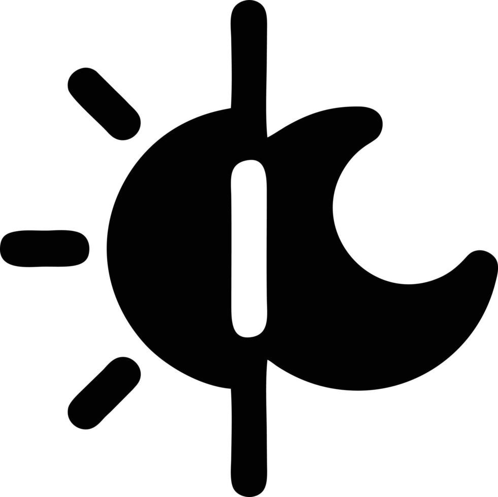 icône du soleil sur fond blanc, illustration du symbole de l'icône du soleil en noir sur fond blanc vecteur