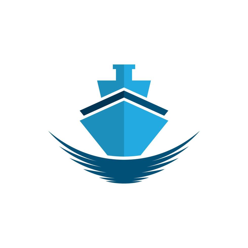 icône de vecteur de symbole de bateau de croisière