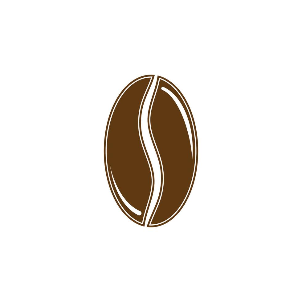 conception de vecteur d'icône de grain de café