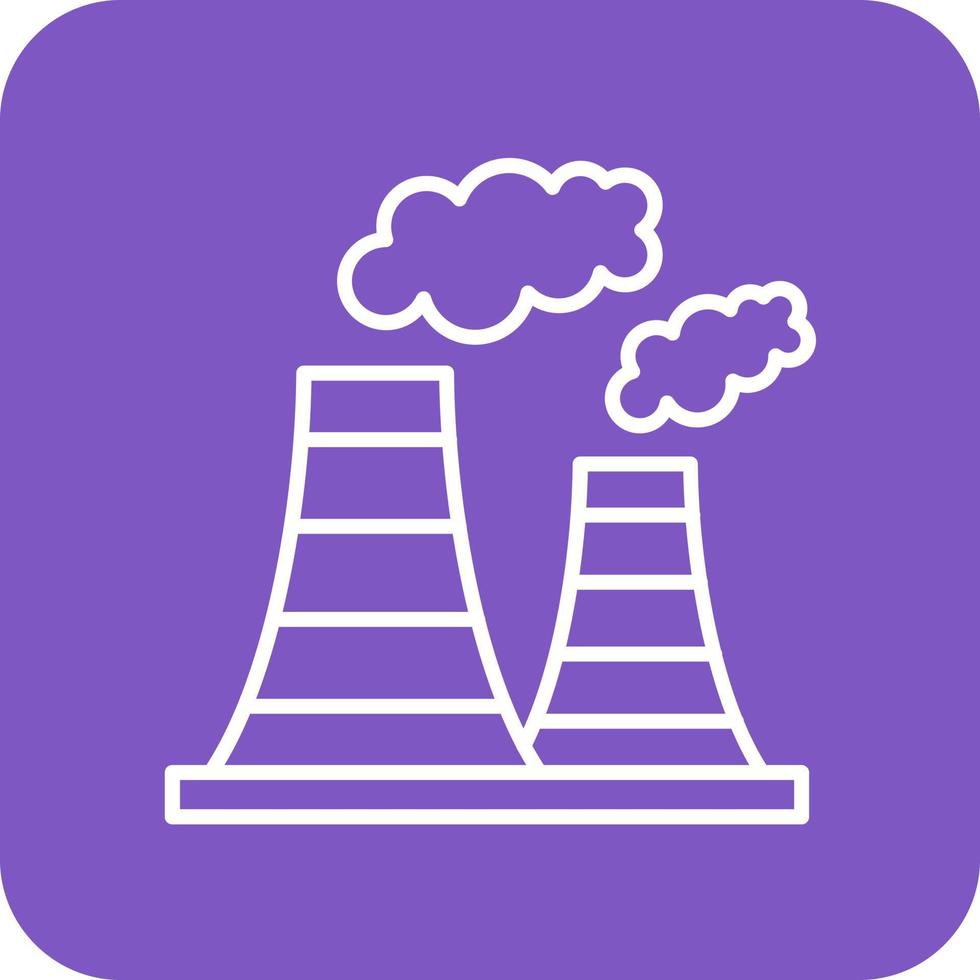 ligne de pollution de l'air autour des icônes de fond de coin vecteur