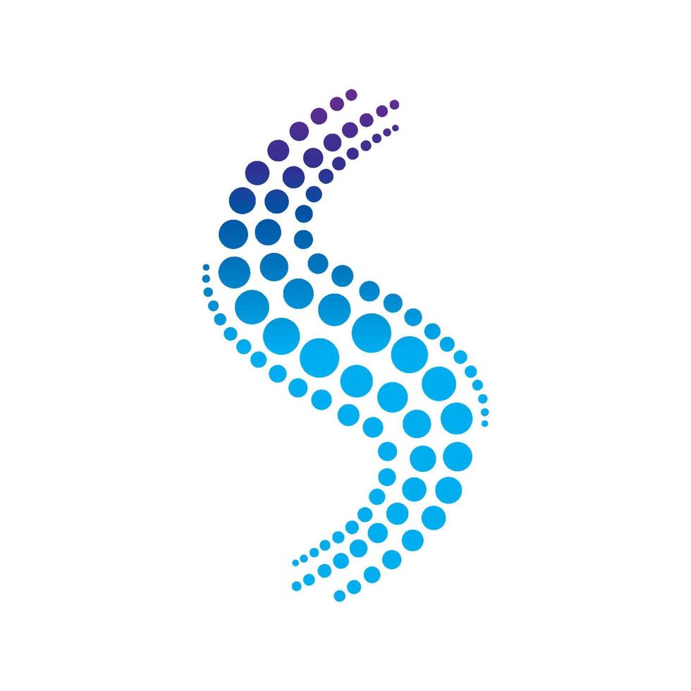 images du logo de la colonne vertébrale vecteur