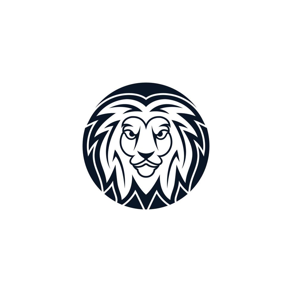 illustration d'images logo lion vecteur